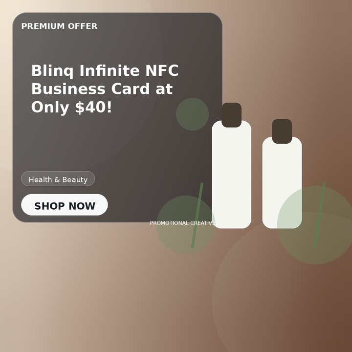 Blinq Infinite NFC Business Card at Only $40!