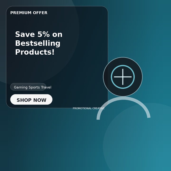 Save 5% on Bestselling Products!