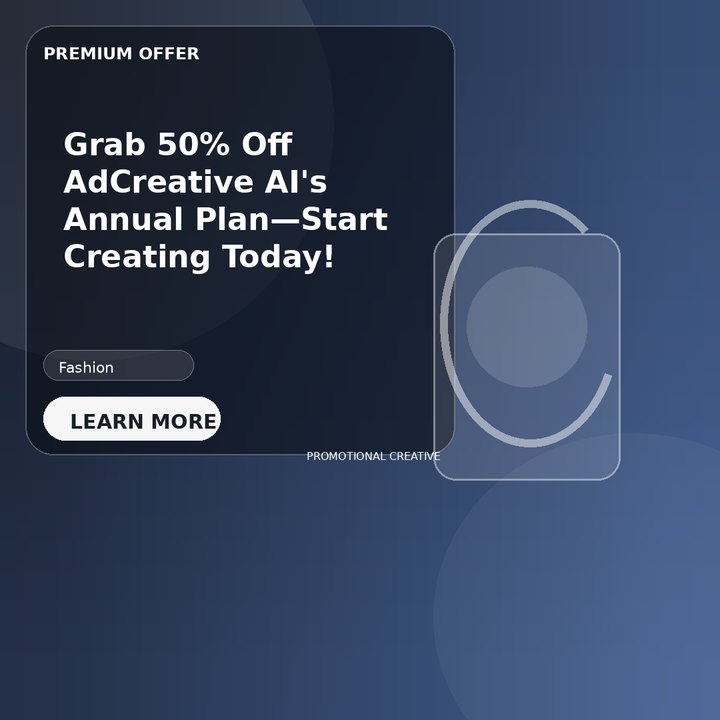 Grab 50% Off AdCreative AI's Annual Plan—Start Creating Today!