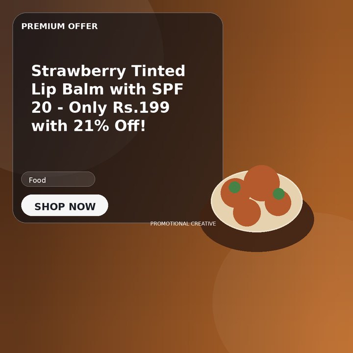 Strawberry Tinted Lip Balm with SPF 20 - Only Rs.199 with 21% Off!