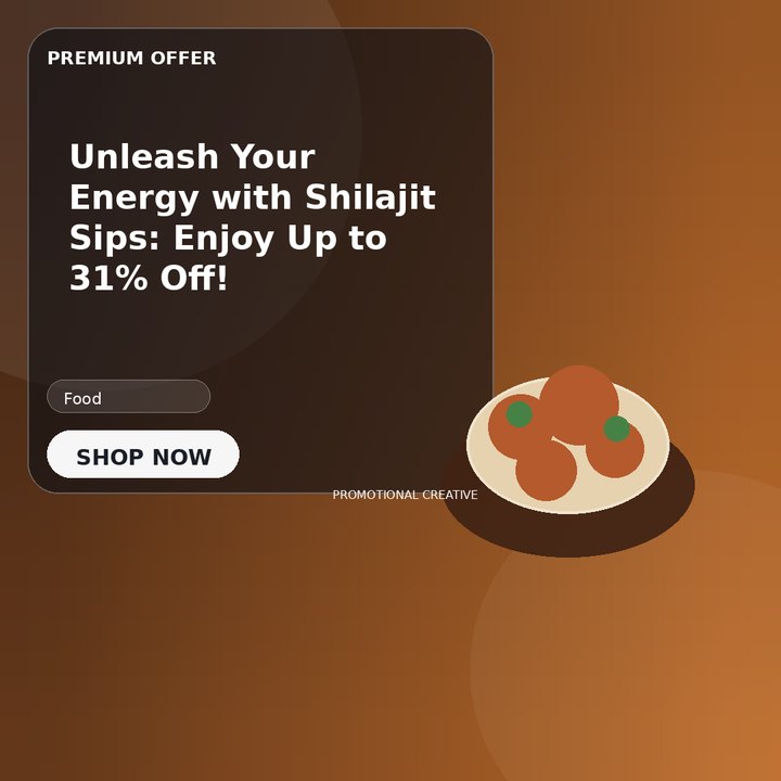 Unleash Your Energy with Shilajit Sips: Enjoy Up to 31% Off!