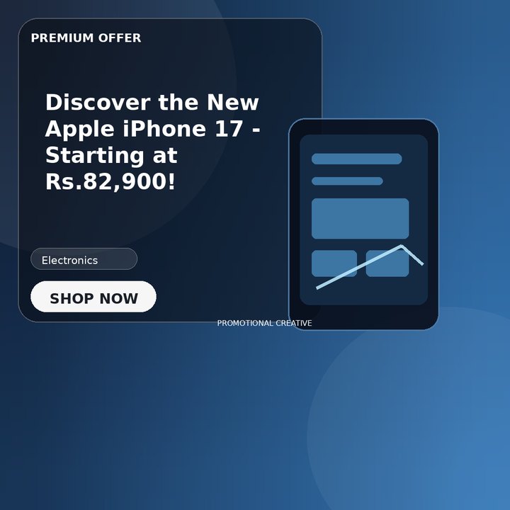 Discover the New Apple iPhone 17 - Starting at Rs.82,900!