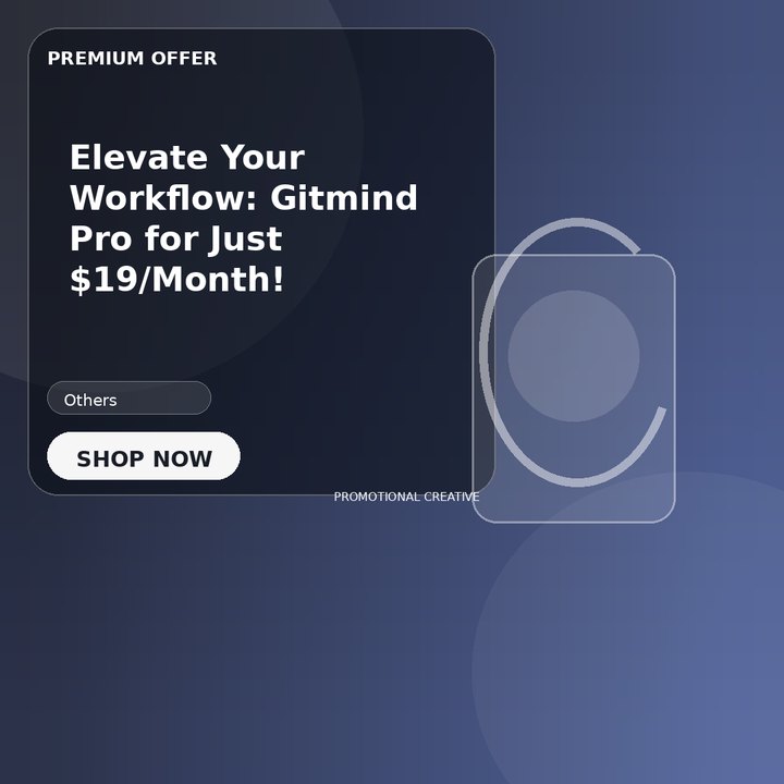 Elevate Your Workflow: Gitmind Pro for Just $19/Month!