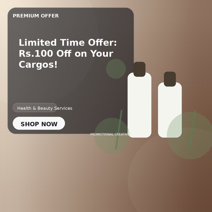 Limited Time Offer: Rs.100 Off on Your Cargos!