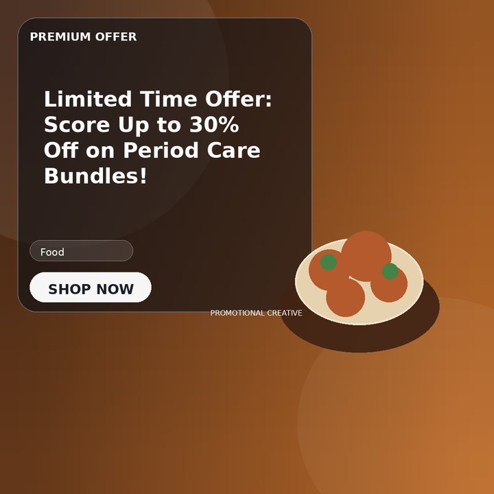 Limited Time Offer: Score Up to 30% Off on Period Care Bundles!
