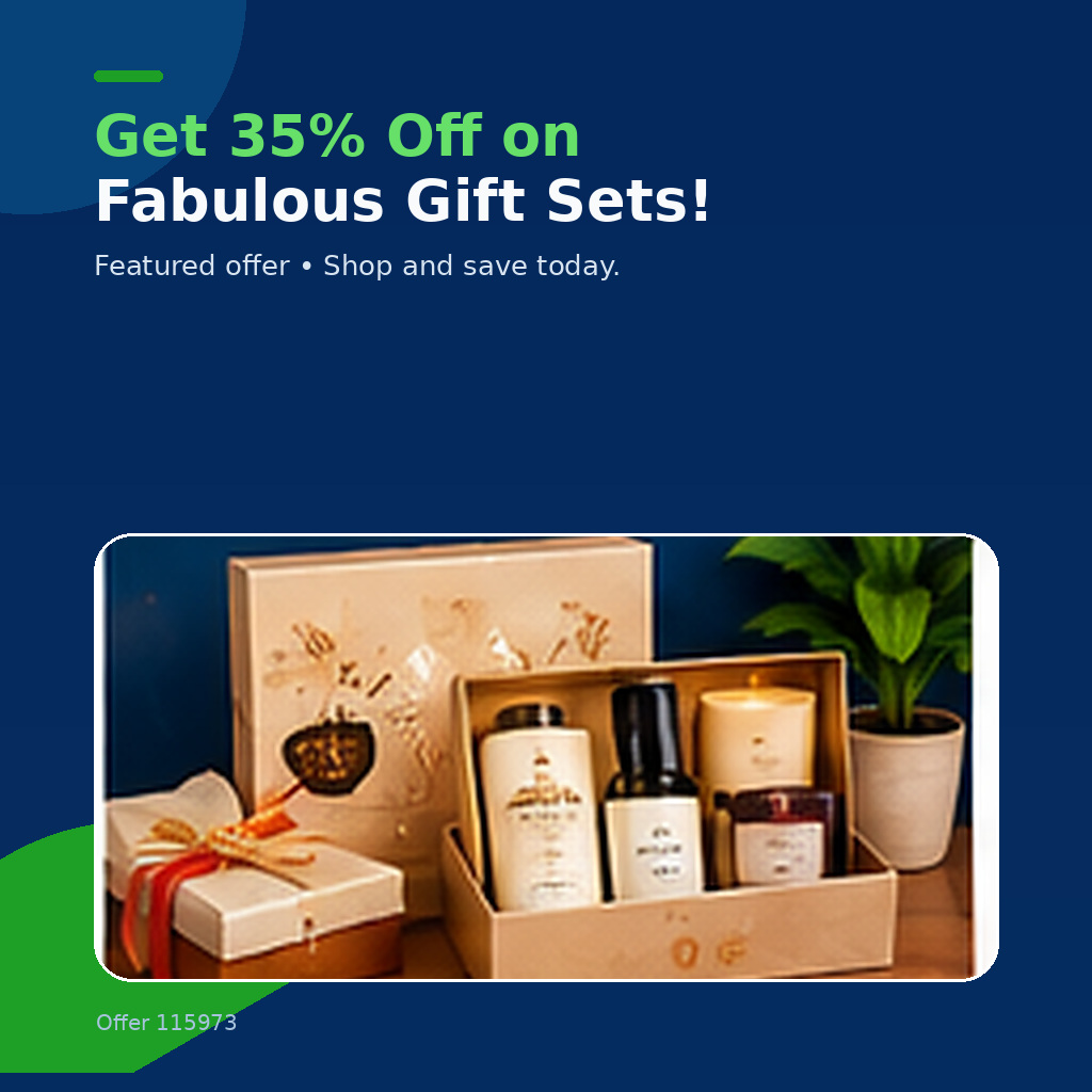 Get 35% Off on Fabulous Gift Sets!