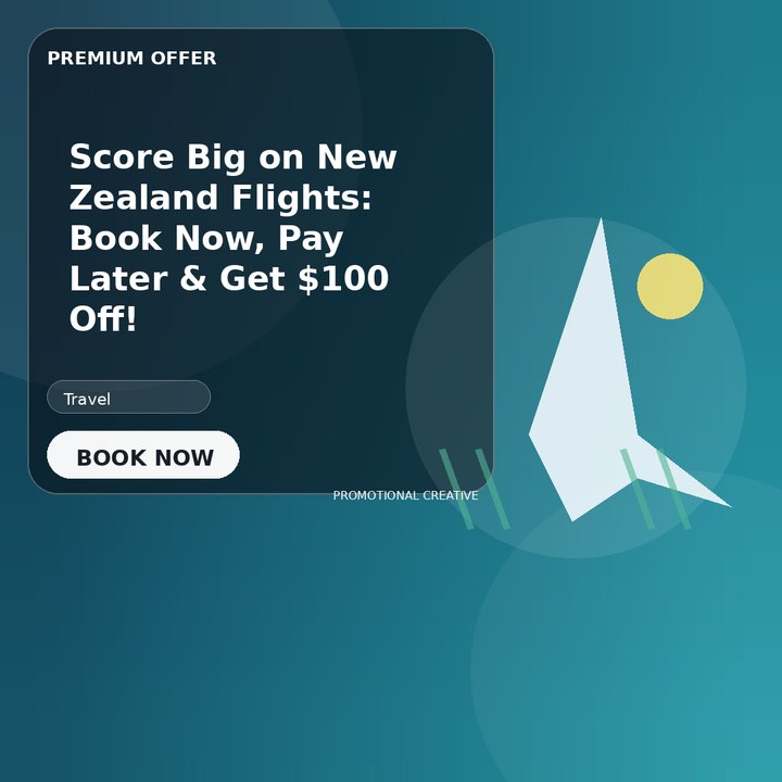 Score Big on New Zealand Flights: Book Now, Pay Later & Get $100 Off!