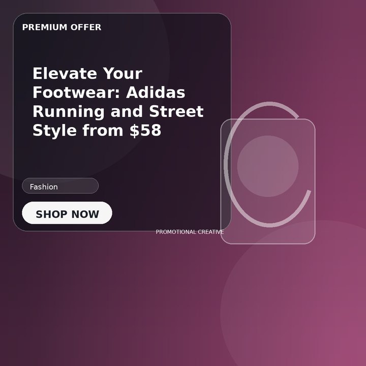 Elevate Your Footwear: Adidas Running and Street Style from $58