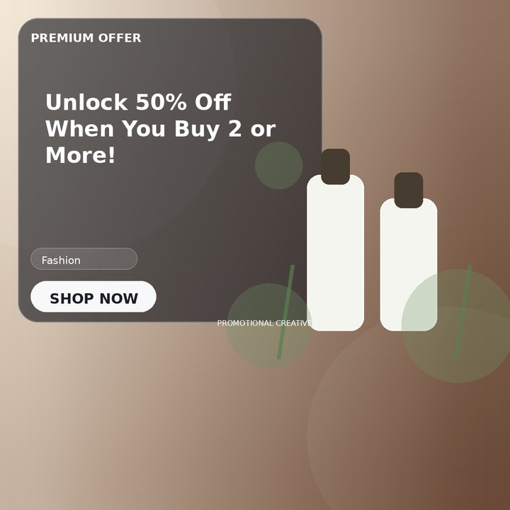 Unlock 50% Off When You Buy 2 or More!