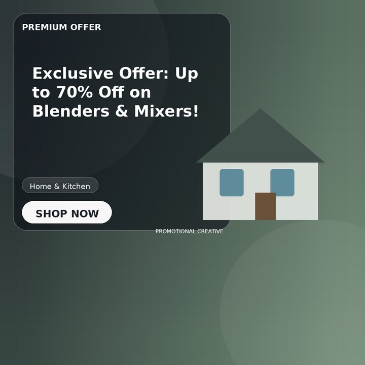Exclusive Offer: Up to 70% Off on Blenders & Mixers!