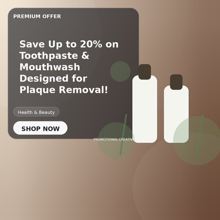 Save Up to 20% on Toothpaste & Mouthwash Designed for Plaque Removal!