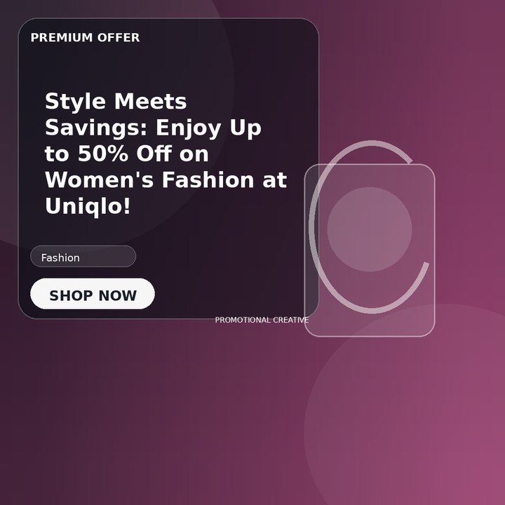 Style Meets Savings: Enjoy Up to 50% Off on Women's Fashion at Uniqlo!