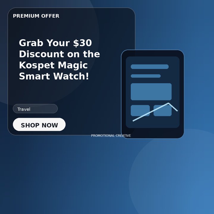 Grab Your $30 Discount on the Kospet Magic Smart Watch!