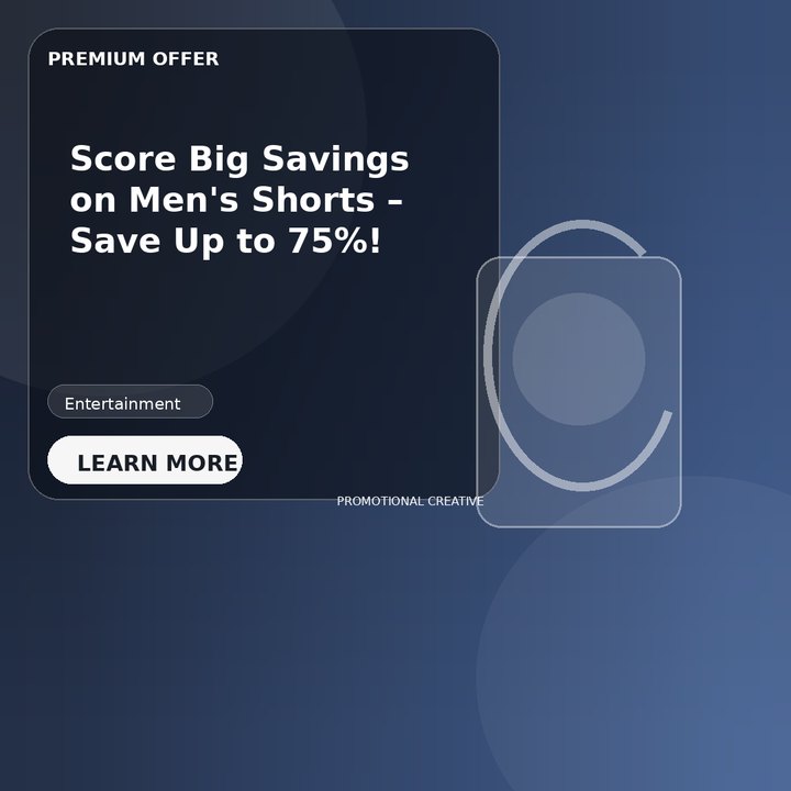 Score Big Savings on Men's Shorts – Save Up to 75%!