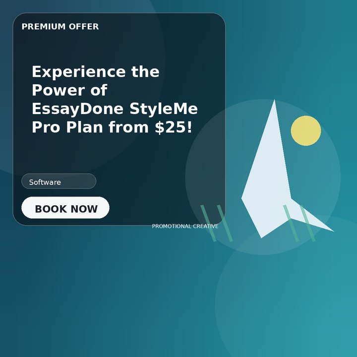 Experience the Power of EssayDone StyleMe Pro Plan from $25!