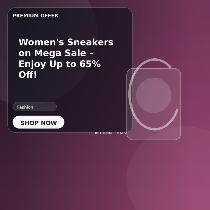 Women's Sneakers on Mega Sale - Enjoy Up to 65% Off!