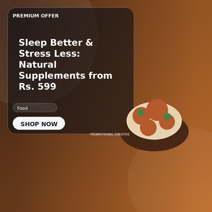 Sleep Better & Stress Less: Natural Supplements from Rs. 599