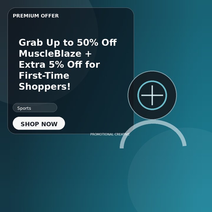 Grab Up to 50% Off MuscleBlaze + Extra 5% Off for First-Time Shoppers!