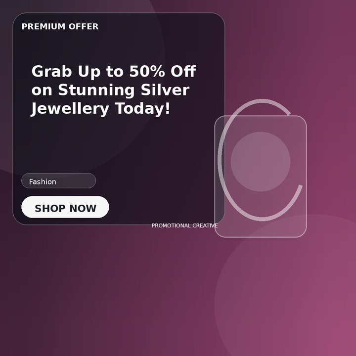Grab Up to 50% Off on Stunning Silver Jewellery Today!