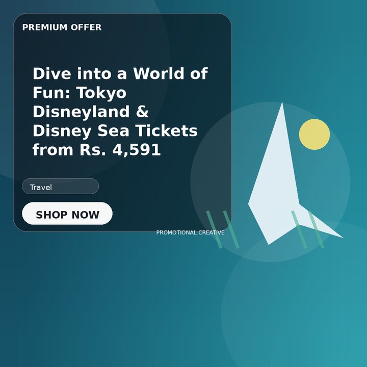 Dive into a World of Fun: Tokyo Disneyland & Disney Sea Tickets from Rs. 4,591
