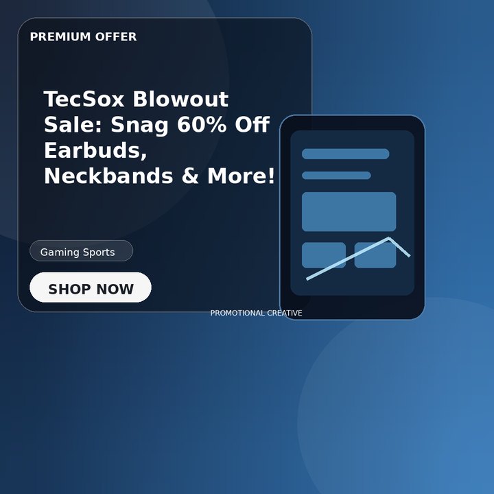 TecSox Blowout Sale: Snag 60% Off Earbuds, Neckbands & More!