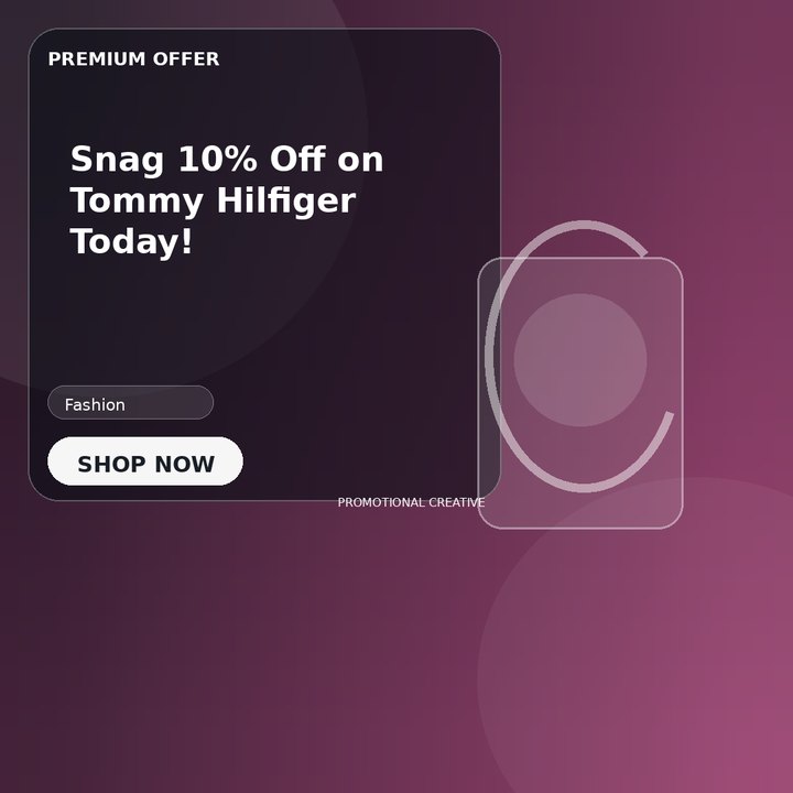 Snag 10% Off on Tommy Hilfiger Today!