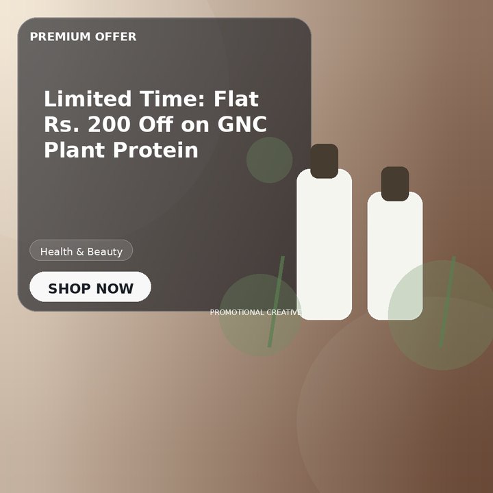 Unlock 20% Off on GNC Plant Protein Today!