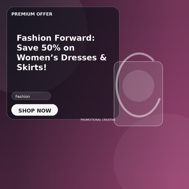 Fashion Forward: Save 50% on Women’s Dresses & Skirts!