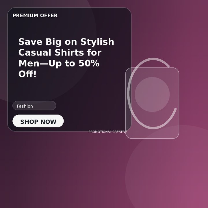 Save Big on Stylish Casual Shirts for Men—Up to 50% Off!