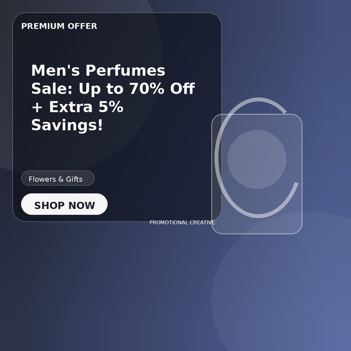 Men's Perfumes Sale: Up to 70% Off + Extra 5% Savings!