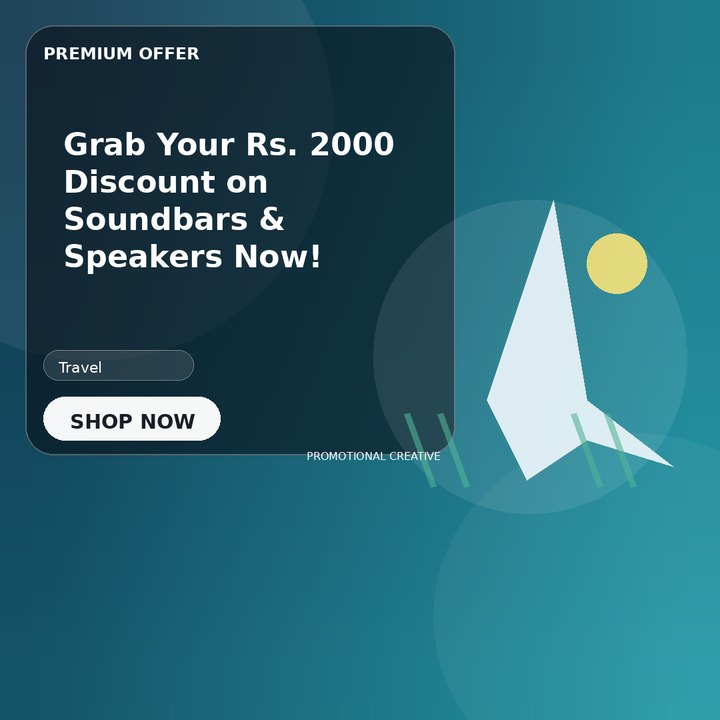 Grab Your Rs. 2000 Discount on Soundbars & Speakers Now!