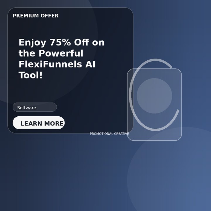 Enjoy 75% Off on the Powerful FlexiFunnels AI Tool!