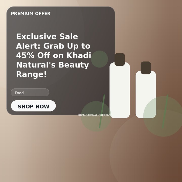 Exclusive Sale Alert: Grab Up to 45% Off on Khadi Natural's Beauty Range!