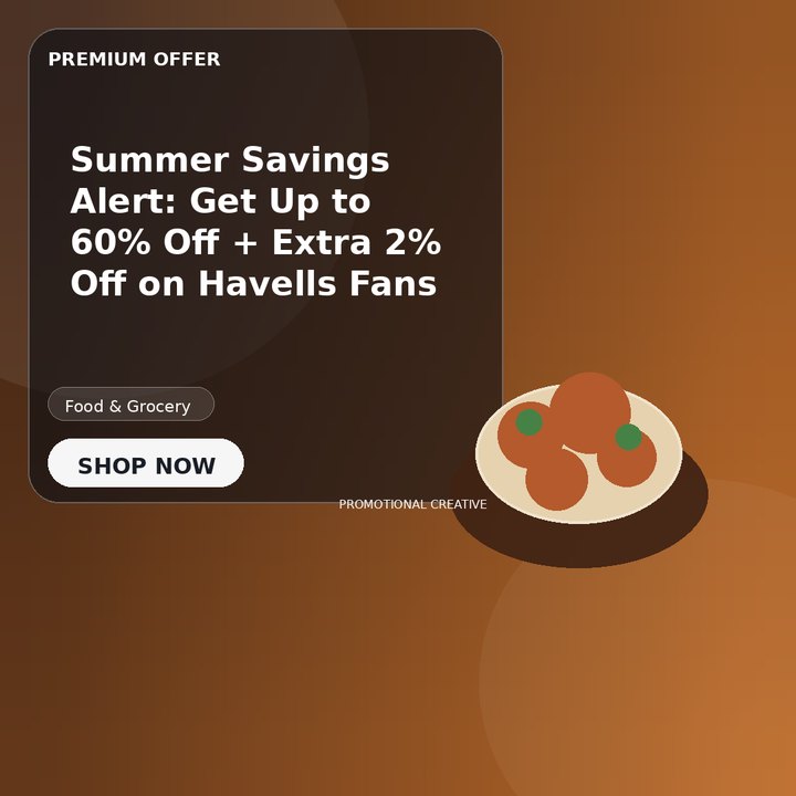 Summer Savings Alert: Get Up to 60% Off + Extra 2% Off on Havells Fans