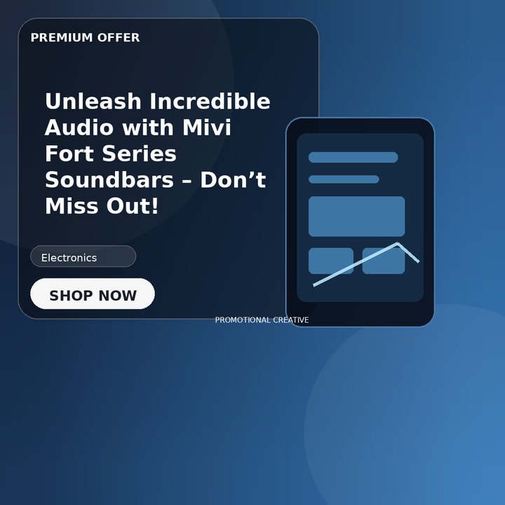 Unleash Incredible Audio with Mivi Fort Series Soundbars – Don’t Miss Out!