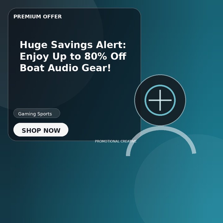 Huge Savings Alert: Enjoy Up to 80% Off Boat Audio Gear!