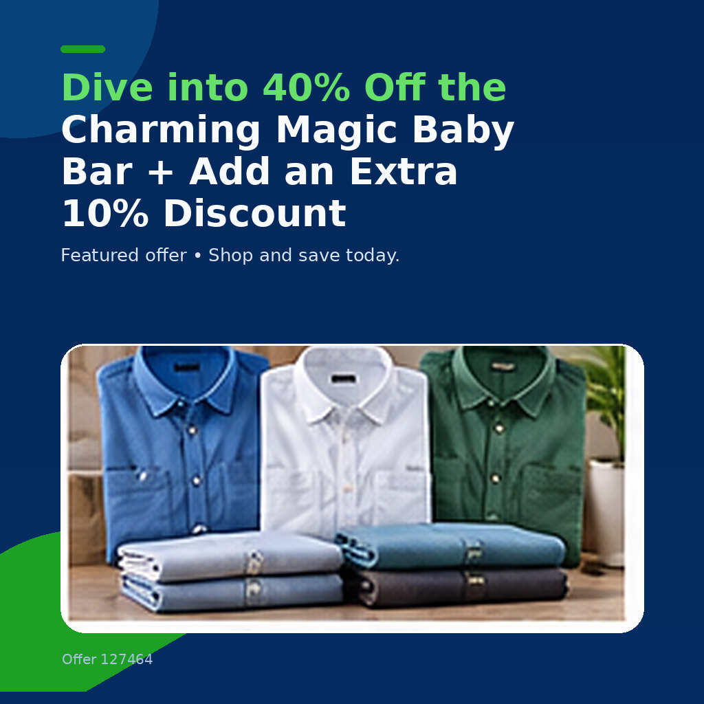 Dive into 40% Off the Charming Magic Baby Bar + Add an Extra 10% Discount