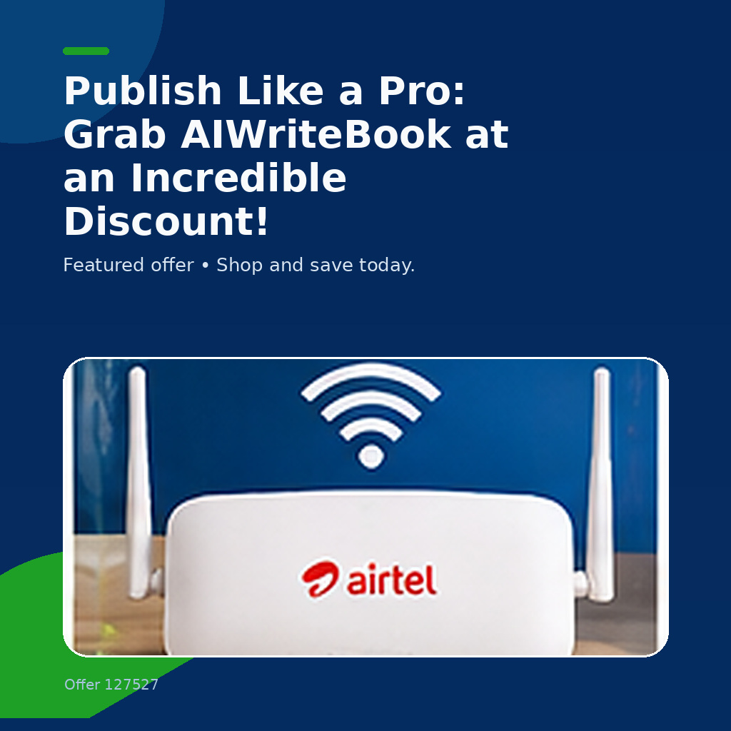 Publish Like a Pro: Grab AIWriteBook at an Incredible Discount!