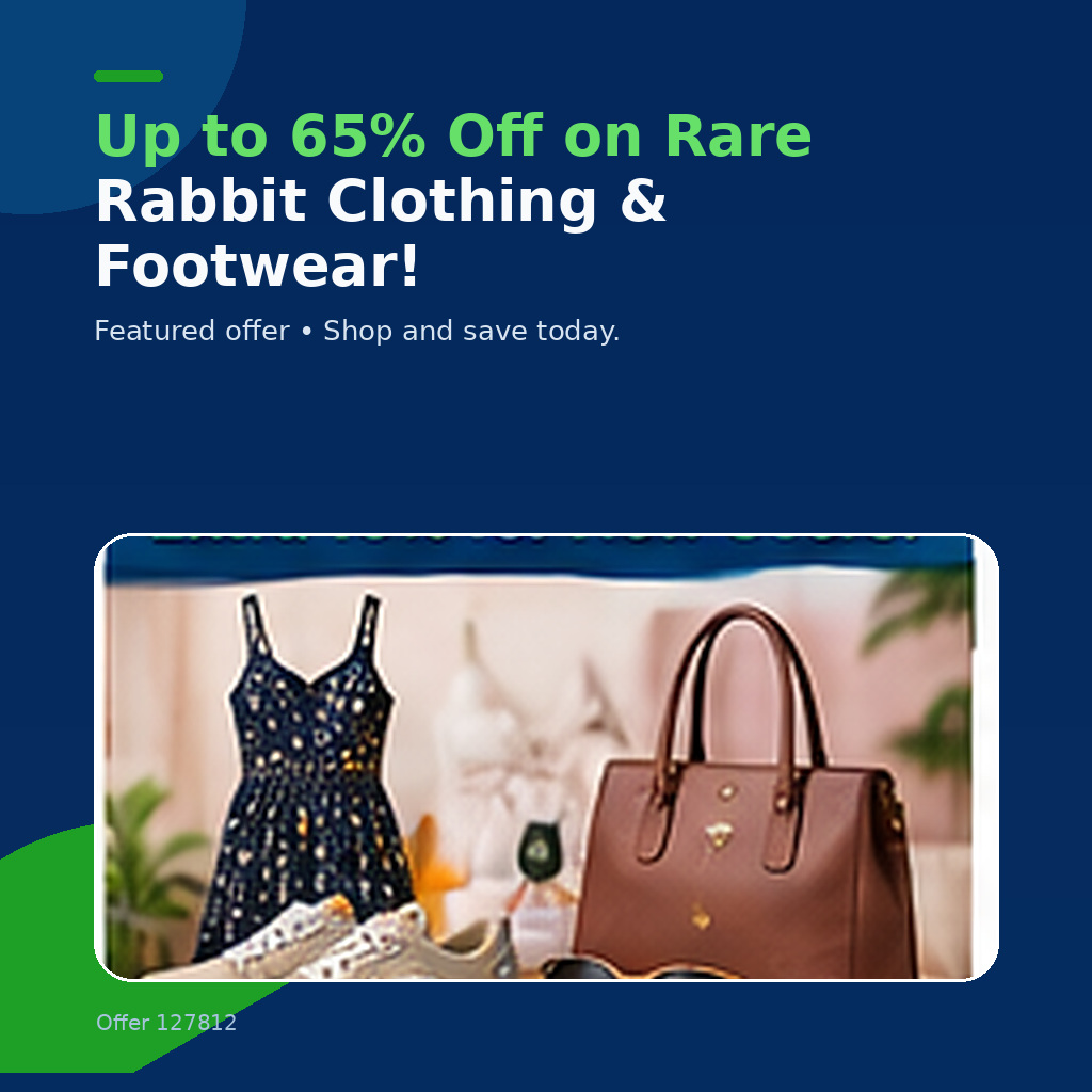 Up to 65% Off on Rare Rabbit Clothing & Footwear!