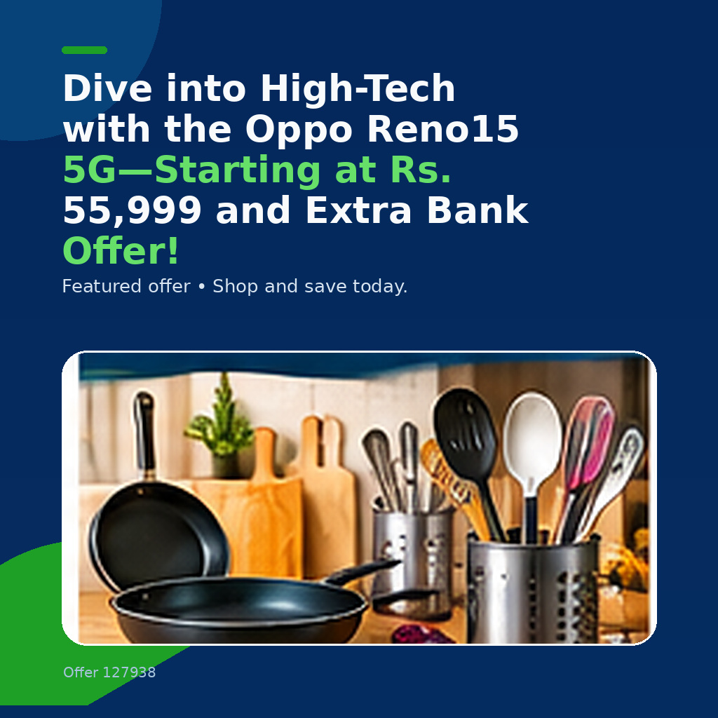 Dive into High-Tech with the Oppo Reno15 5G—Starting at Rs. 55,999 and Extra Bank Offer!
