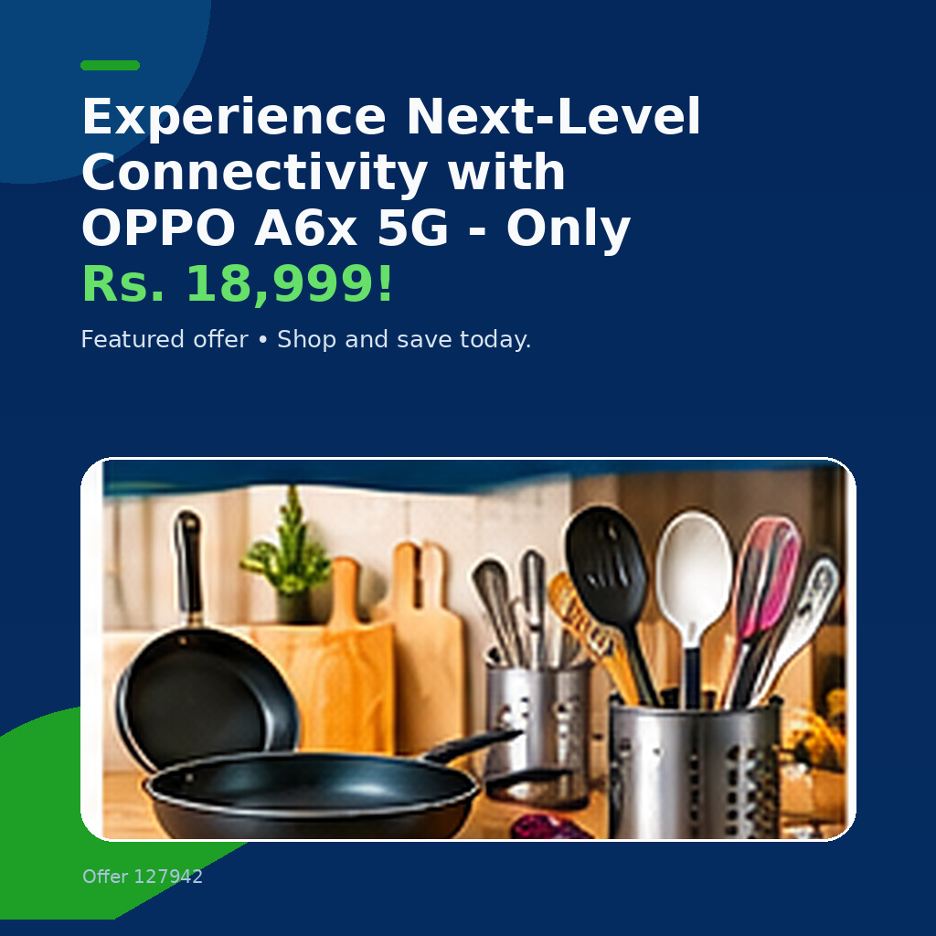 Experience Next-Level Connectivity with OPPO A6x 5G - Only Rs. 18,999!