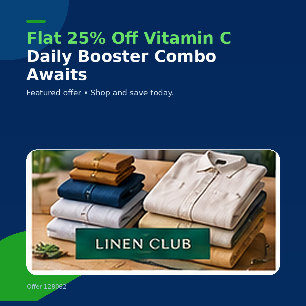 Flat 25% Off Vitamin C Daily Booster Combo Awaits
