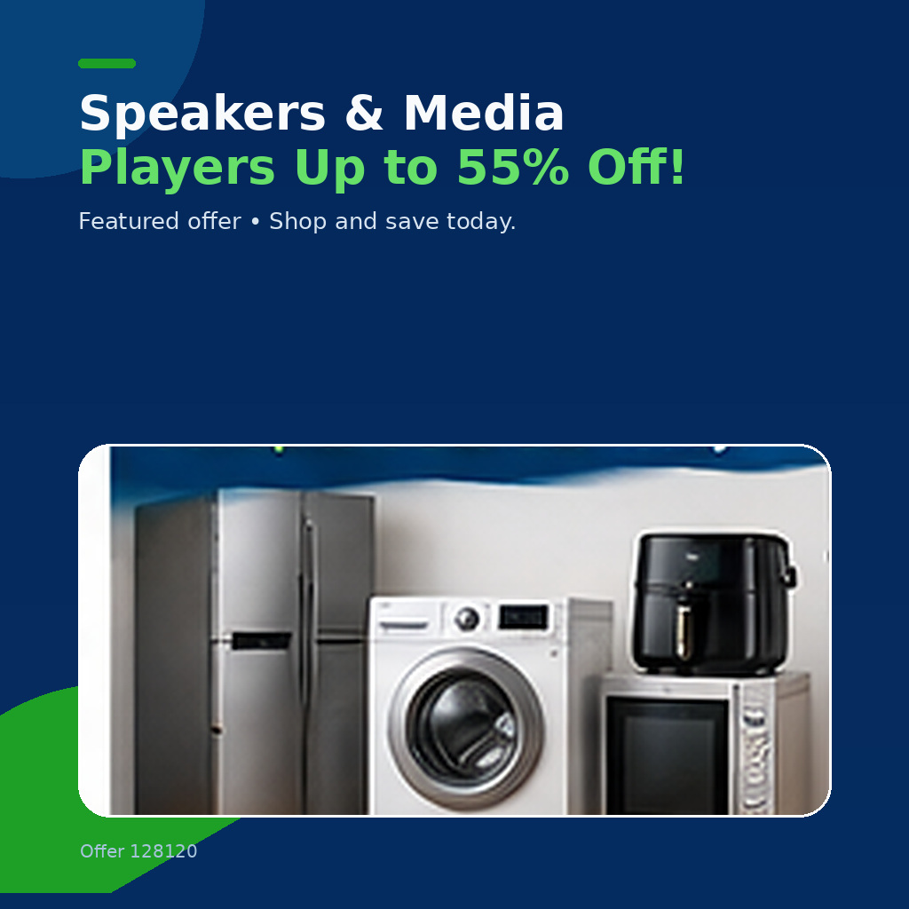 Speakers & Media Players Up to 55% Off!