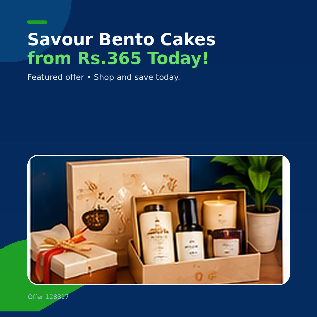 Savour Bento Cakes from Rs.365 Today!