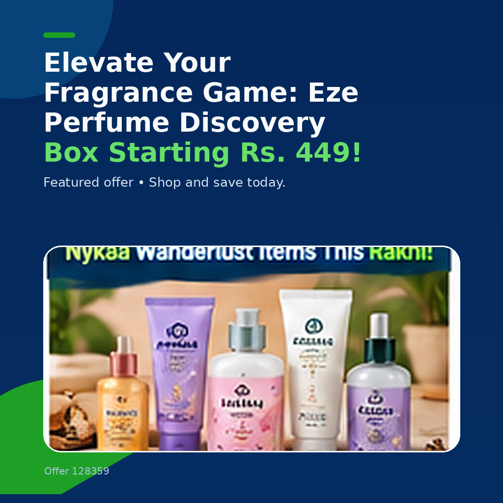 Elevate Your Fragrance Game: Eze Perfume Discovery Box Starting Rs. 449!