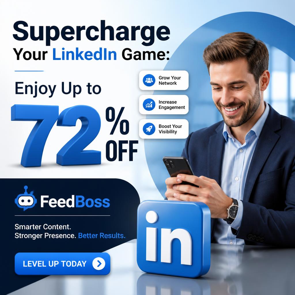 Supercharge Your LinkedIn Game: Enjoy Up to 72% Off with FeedBoss
