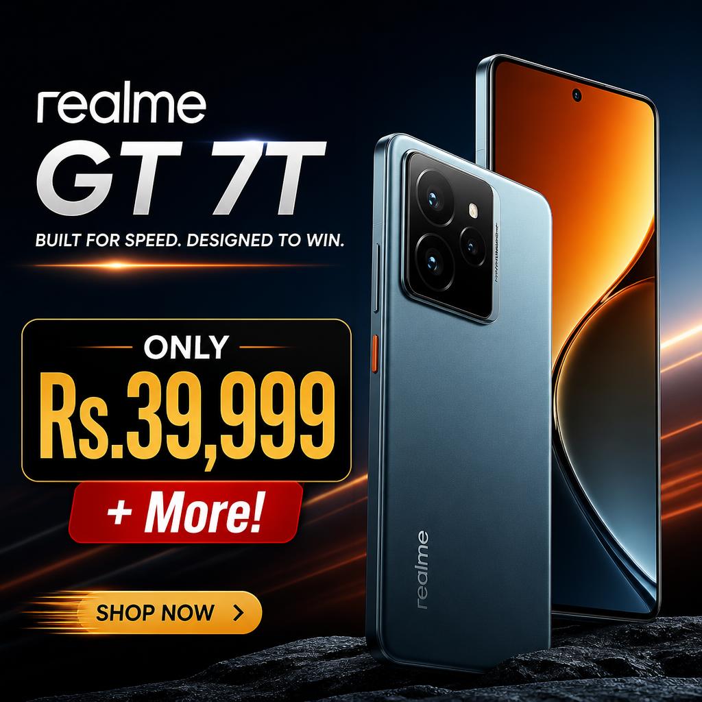 realme GT 7T Only Rs.39,999 + More!