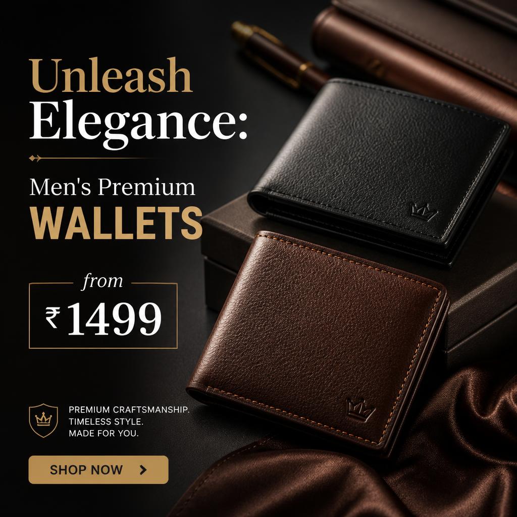Unleash Elegance: Men's Premium Wallets from ₹1499