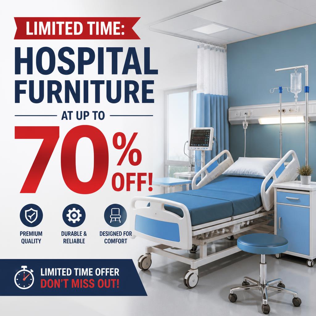 Limited Time: Hospital Furniture at Up to 70% Off!