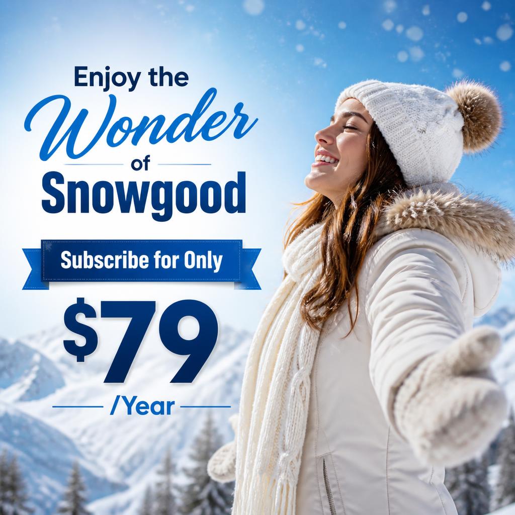 Enjoy the Wonder of Snowgood – Subscribe for Only $79/Year